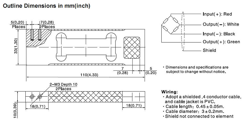 L6B-C3D-0.6kg-0.45B称重传感器 美国zemic华南区一级经销 
